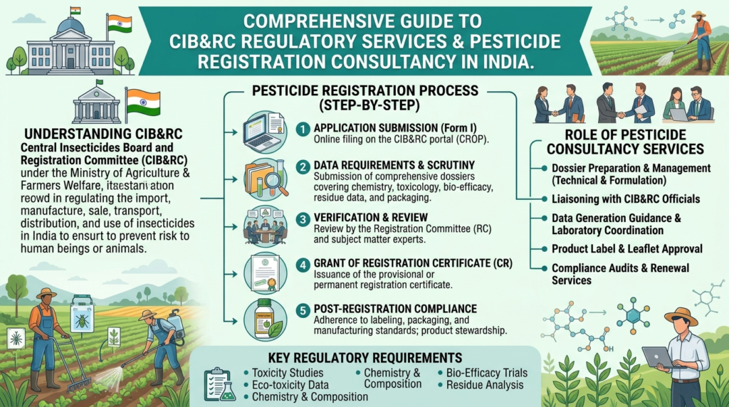 CIB&RC Regulatory Services and Pesticide Registration Consultancy in India